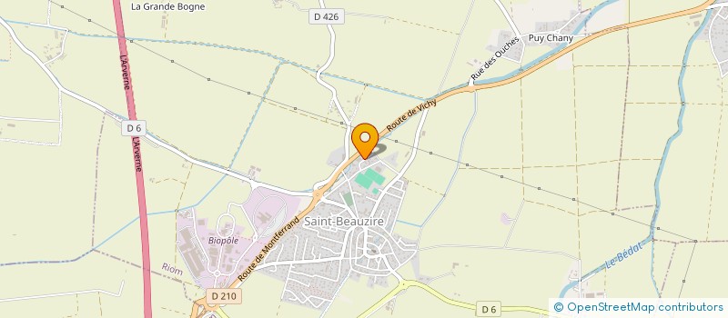 localisation de l'entreprise ENTREPRISE BOYER ET CIE  SAINT-BEAUZIRE