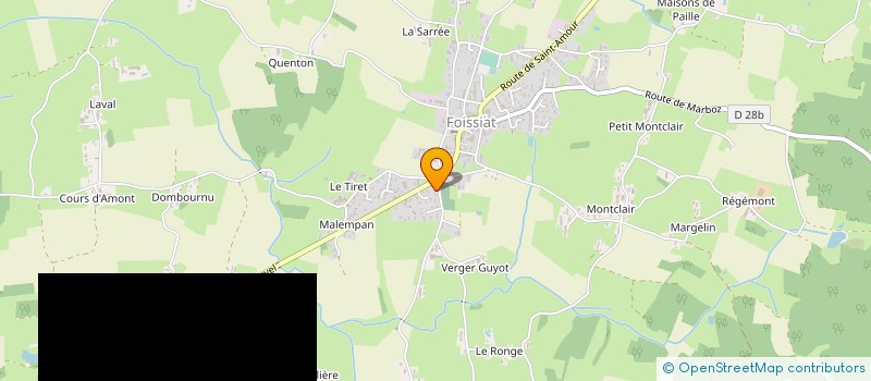 localisation de l'entreprise ENTREPRISE BOZON BADEZ  FOISSIAT