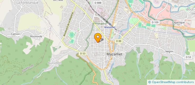 localisation de l'entreprise ENTREPRISE BRANCHINI à MAZAMET