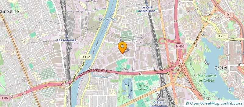 localisation de l'entreprise ENTREPRISE BRARD  ALFORTVILLE