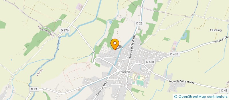 localisation de l'entreprise ENTREPRISE BRASART à LHERM