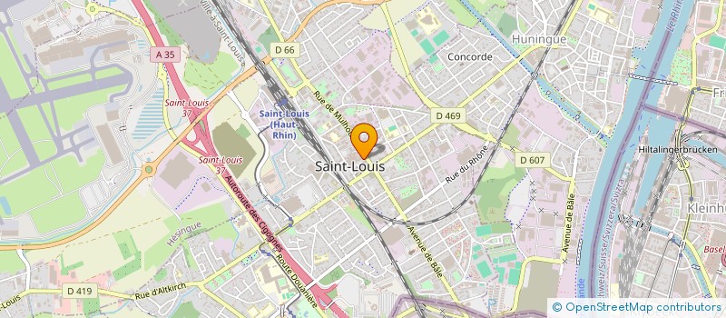 localisation de l'entreprise ENTREPRISE BRECHT à SAINT-LOUIS