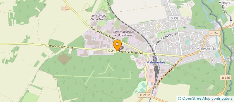 localisation de l'entreprise ENTREPRISE BREGE à LE MALESHERBOIS
