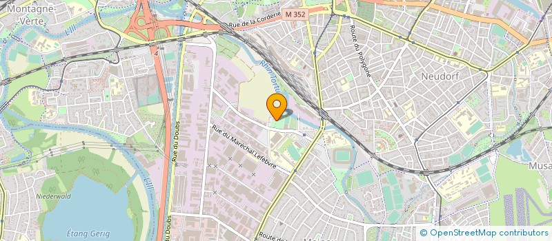 localisation de l'entreprise ENTREPRISE BREZILLON à STRASBOURG