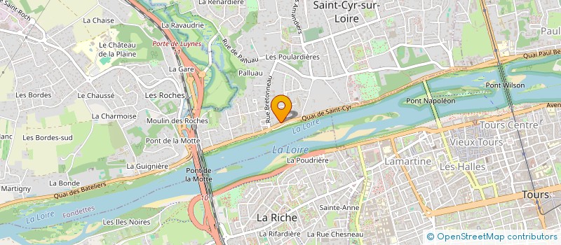 localisation de l'entreprise ENTREPRISE BRIGAND  FONDETTES