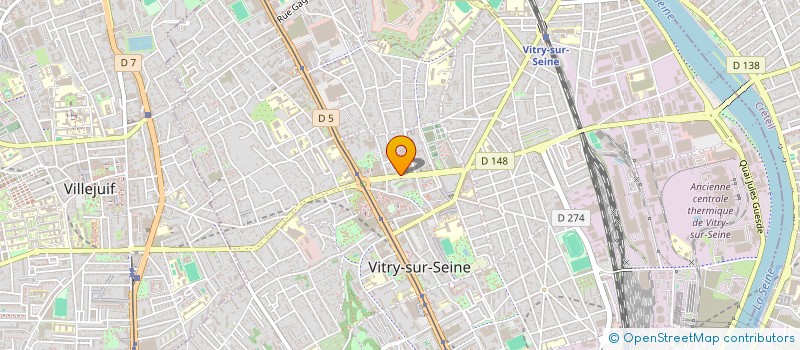localisation de l'entreprise ENTREPRISE BRILHAULT-CHARON  VITRY-SUR-SEINE
