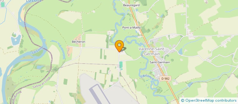 localisation de l'entreprise ENTREPRISE BRIVET PHILIPPE  VARENNE-SAINT-GERMAIN