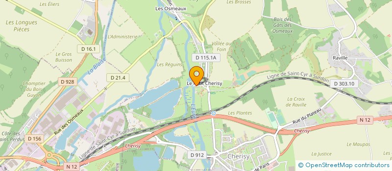 localisation de l'entreprise ENTREPRISE BROSSET ET FILS à CHERISY
