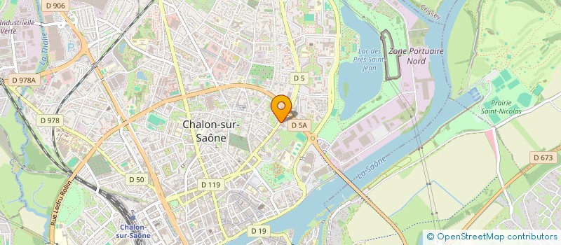 localisation de l'entreprise ENTREPRISE BRUNO à CHALON-SUR-SAONE