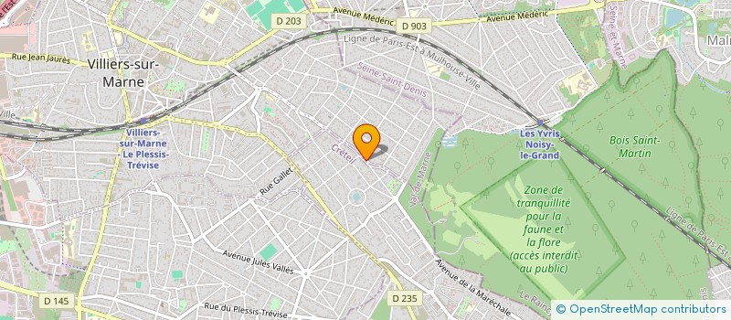 localisation de l'entreprise ENTREPRISE BUZZETTI à VILLIERS-SUR-MARNE