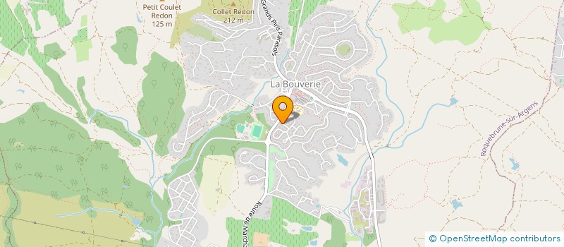 localisation de l'entreprise ENTREPRISE BUZZURRO ET COMPAGNIE à ROQUEBRUNE-SUR-ARGENS
