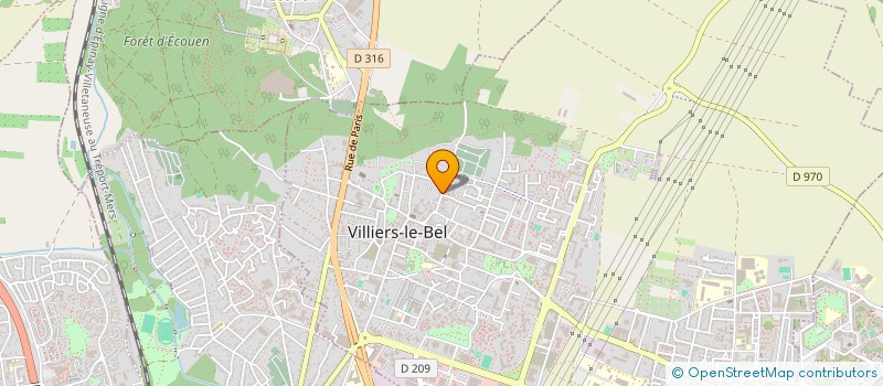 localisation de l'entreprise ENTREPRISE CACADOR  VILLIERS-LE-BEL