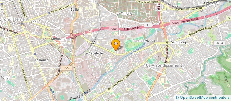 localisation de l'entreprise ENTREPRISE CACIOTTI à MARSEILLE