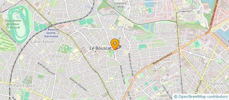 localisation de l'entreprise ENTREPRISE CAILLETON  LE BOUSCAT