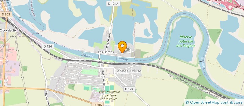 localisation de l'entreprise ENTREPRISE CAPIEZ  CANNES-ECLUSE