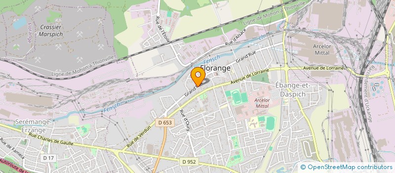 localisation de l'entreprise ENTREPRISE CARDILLO  FLORANGE