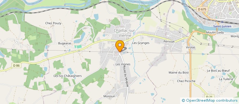 localisation de l'entreprise ENTREPRISE CARNEIRO à CHAILLAC-SUR-VIENNE