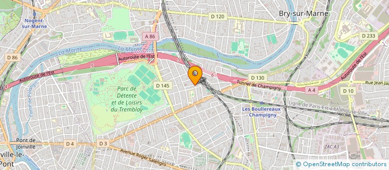 localisation de l'entreprise ENTREPRISE CARREIRA à CHAMPIGNY-SUR-MARNE