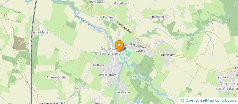 localisation de l'entreprise ENTREPRISE CARRON ET FILS à SAINT-DIDIER-SUR-CHALARONNE