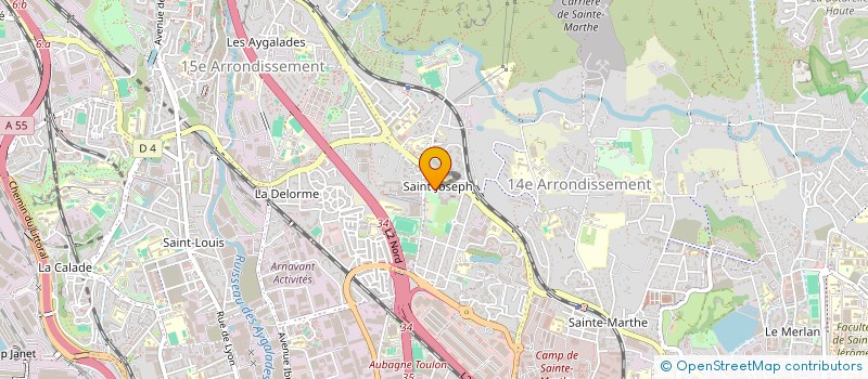 localisation de l'entreprise ENTREPRISE CARROSOL à MARSEILLE