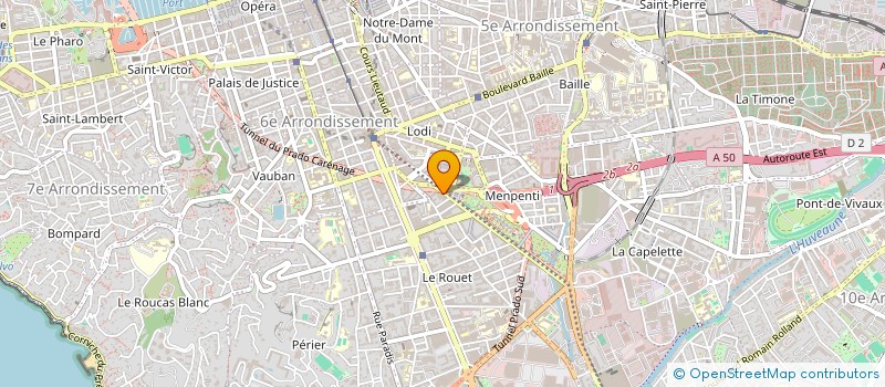 localisation de l'entreprise ENTREPRISE CARSAD à MARSEILLE