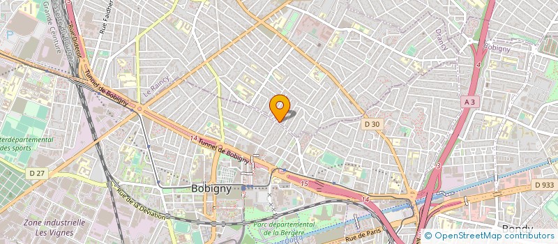 localisation de l'entreprise ENTREPRISE CASSINARI BATIMENTS à DRANCY