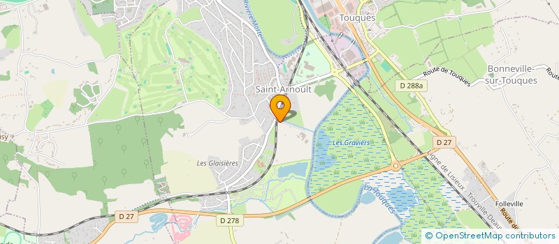 localisation de l'entreprise ENTREPRISE CATILLON  SAINT-ARNOULT