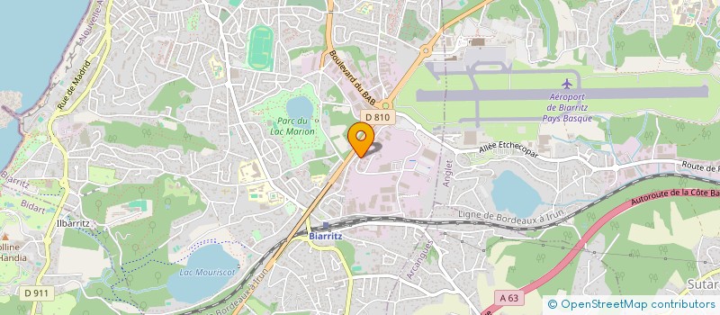 localisation de l'entreprise ENTREPRISE CAZADE PERE ET FILS à BIARRITZ