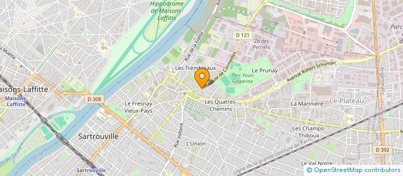 localisation de l'entreprise ENTREPRISE CELESTINO COSTA à SARTROUVILLE