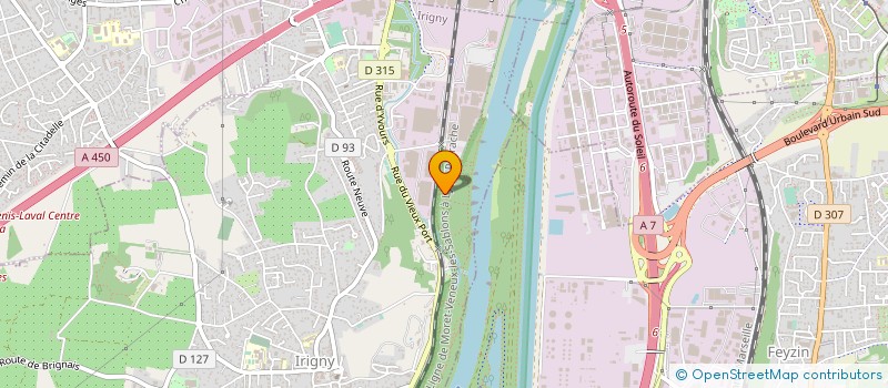 localisation de l'entreprise ENTREPRISE CELLUPICA ROBERT à IRIGNY