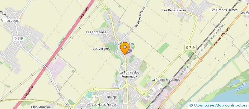 localisation de l'entreprise ENTREPRISE CESARO à BEAUGENCY