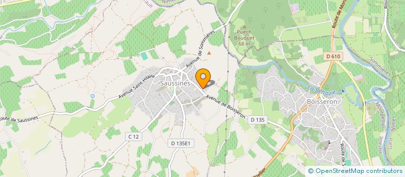 localisation de l'entreprise ENTREPRISE CESSON  SAUSSINES