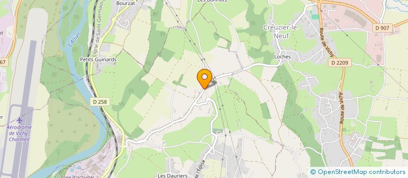 localisation de l'entreprise ENTREPRISE CH. LAMBERT à CREUZIER-LE-VIEUX