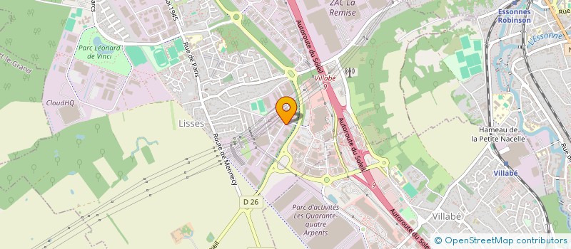 localisation de l'entreprise ENTREPRISE CHALEIL  LISSES