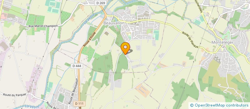 localisation de l'entreprise ENTREPRISE CHALEYAT TRAVAUX PUBLICS à BEAUVALLON