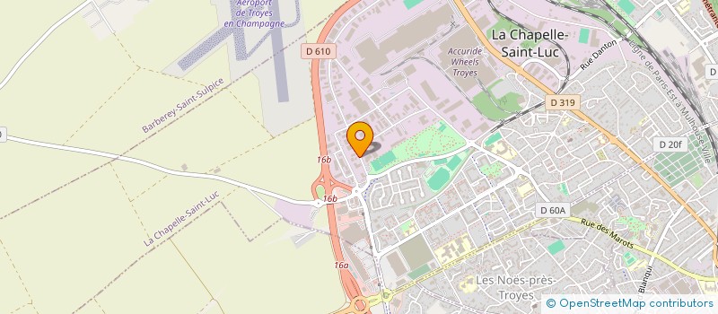 localisation de l'entreprise ENTREPRISE CHAPUT  LA CHAPELLE-SAINT-LUC