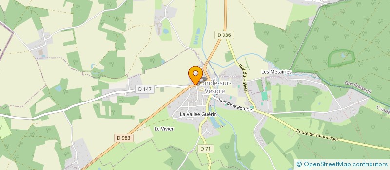 localisation de l'entreprise ENTREPRISE CHARLIE MAZIERES  GRANDCHAMP