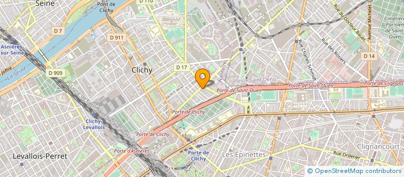 localisation de l'entreprise ENTREPRISE CHASSAGNE à CLICHY