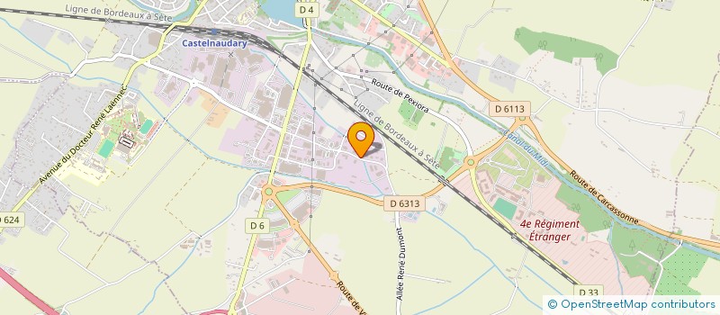 localisation de l'entreprise ENTREPRISE CHAURIENNE DE BATIMENT à CASTELNAUDARY