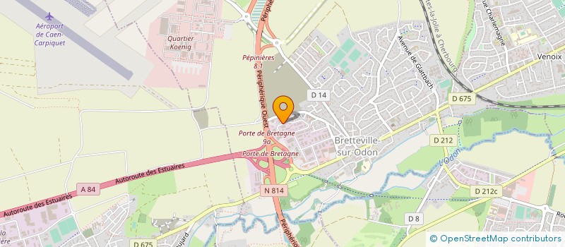 localisation de l'entreprise ENTREPRISE CHAUVIN  BRETTEVILLE-SUR-ODON