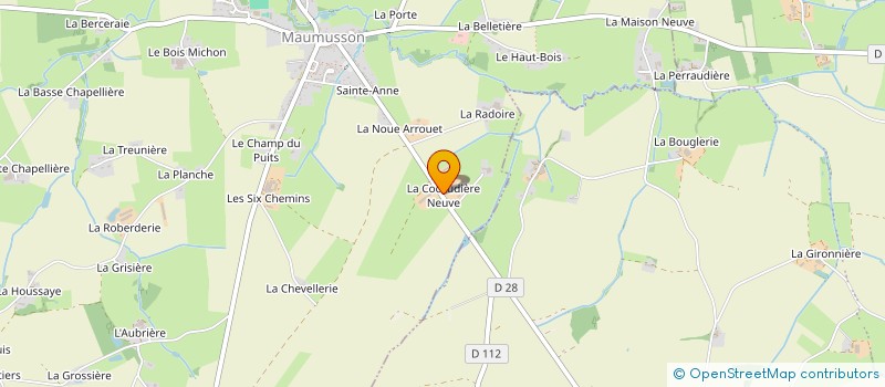 localisation de l'entreprise ENTREPRISE CHAUVIRE à VALLONS-DE-L'ERDRE