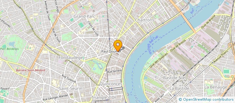 localisation de l'entreprise ENTREPRISE CHEVALIER à BORDEAUX