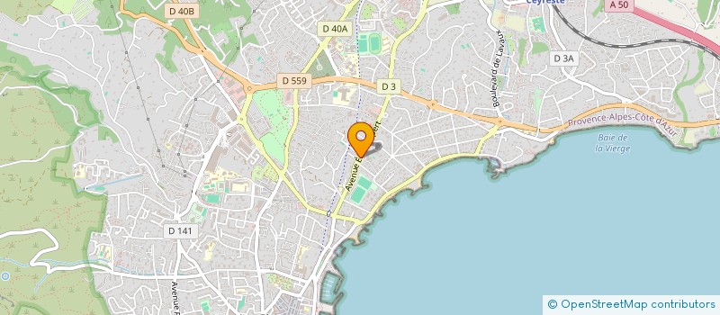 localisation de l'entreprise ENTREPRISE CHOLBI ET COMPAGNIE à LA CIOTAT