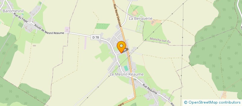 localisation de l'entreprise ENTREPRISE CHOLOT à LE MESNIL-REAUME