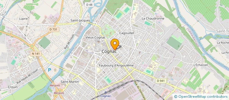 localisation de l'entreprise ENTREPRISE CHRISTIAN ALBERT à COGNAC
