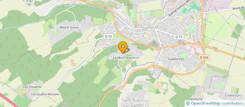 localisation de l'entreprise ENTREPRISE CHRISTOPHE à SAINT-AUBIN-SUR-GAILLON