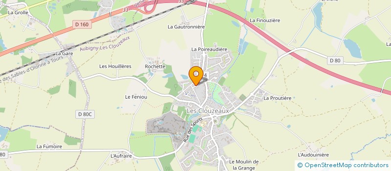 localisation de l'entreprise ENTREPRISE CHRISTOPHE REMAUD  LA BOISSIERE-DES-LANDES