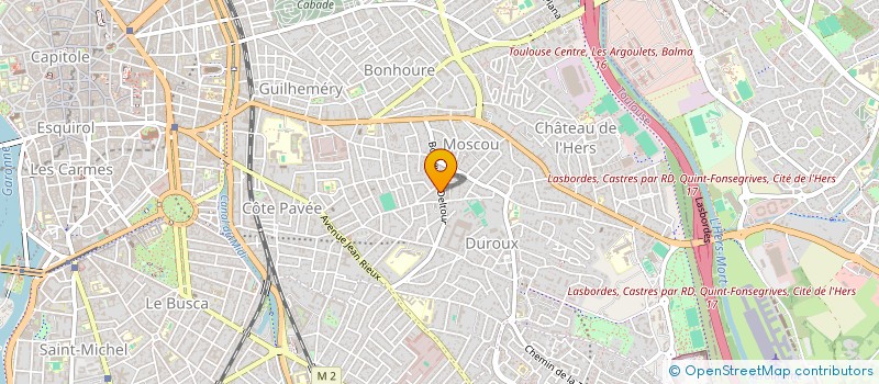 localisation de l'entreprise ENTREPRISE CILLEROS à TOULOUSE