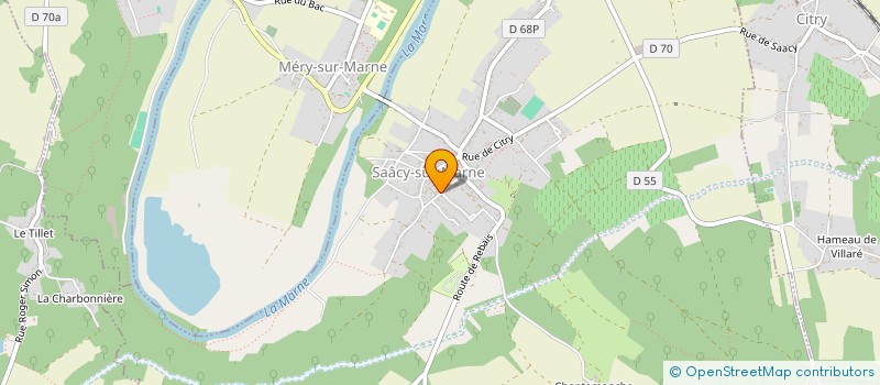 localisation de l'entreprise ENTREPRISE CIMA PERE ET FILS à SAACY-SUR-MARNE