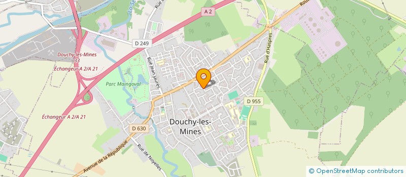 localisation de l'entreprise ENTREPRISE CLAIRSIN à DOUCHY-LES-MINES